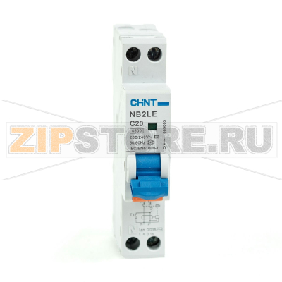 Дифавтомат 20 А, 30 мА, 6 кА Chint NB2LE 