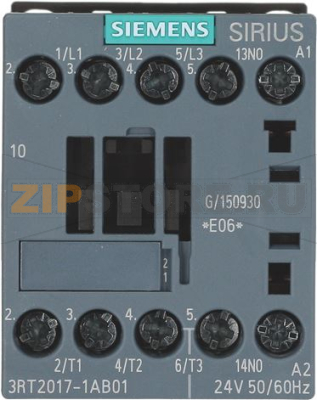 КОНТАКТОР SIEMENS 3RT1017-1AB01 