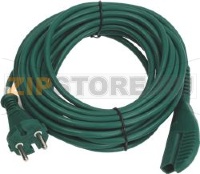 CABLE GREEN 7mt 2x0,75mm GERMAN PLUG SUI