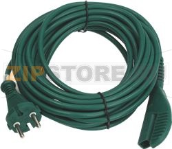 CABLE GREEN 7mt 2x0,75mm GERMAN PLUG SUI 