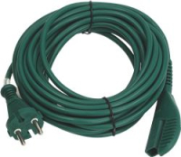 CABLE GREEN 7mt 2x0,75mm GERMAN PLUG SUI
