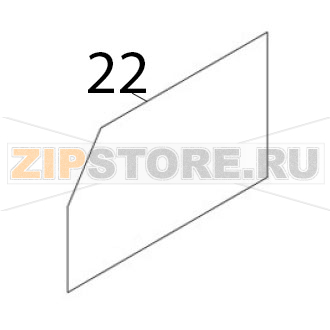 Right plate Airhot CT-300 Right plate Airhot CT-300Запчасть на деталировке под номером: 22