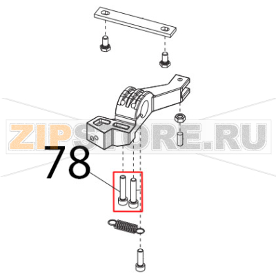 Vite TCEI DIN912, M6x30 Sirman Palladio 350 Vite TCEI DIN912, M6x30 Sirman Palladio 350Запчасть на деталировке под номером: 78