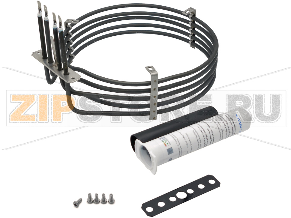 ТЭН кольцевой для Unox XVC 304 Circ.Heat. Element D=230 5 Turns Incoloy H78 2900+2000 Unox XVC 304Запчасть на деталировке под номером: 47Название запчасти на английском языке: Circ.Heat. Element D=230 5 Turns Incoloy H78 2900+2000 Unox XVC 304