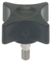 MANOPOLA NERA ø 40 mm FILETTO M6x15