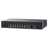 Коммутатор 8x10/100 Мб/с, 2xGE Cisco SF352-08-K9-EU