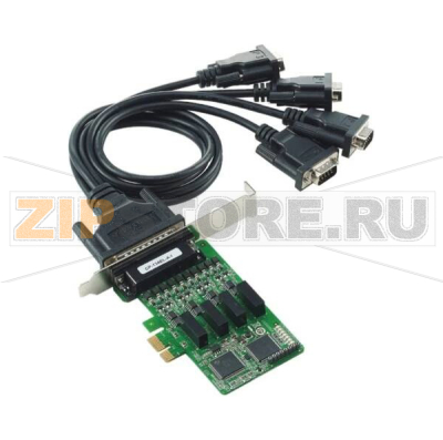 Плата MOXA CP-134EL-A-I-DB25M 