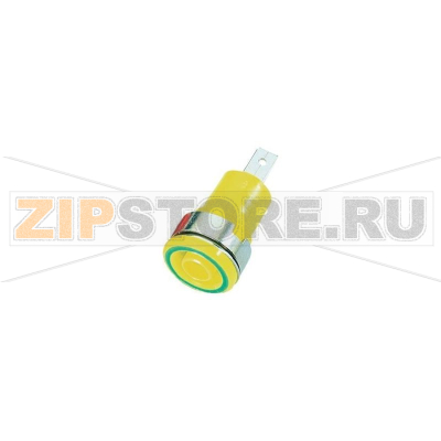 Розетка лабораторная, зеленая, желтая, 1 шт Stäubli SLB4-F/A 
