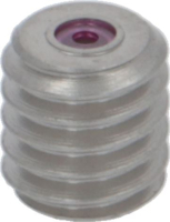 STEEL NOZZLE M4 ø 0.6 mm IN RUBY