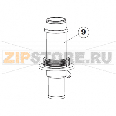 Condotto Lavaggio Apach AC800               Condotto Lavaggio Apach AC800Запчасть на сборочном чертеже под номером: 9Название запчасти Apach на итальянском языке: Condotto Lavaggio Apach AC800