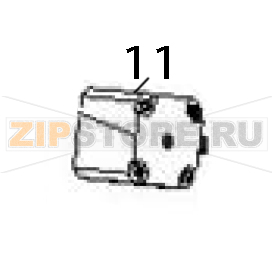 Motor assy., 300dpi Zebra ZD430 Motor assy., 300dpi Zebra ZD430Запчасть на деталировке под номером: 11