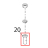 Nut M8 special Bear Varimixer AR80 VL-1S
