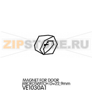 Magnet for door microswitch D=22,9mm Unox XVC 205 Magnet for door microswitch D=22,9mm Unox XVC 205Запчасть на деталировке под номером: 74Название запчасти на английском языке: Magnet for door microswitch D=22,9mm Unox XVC 205