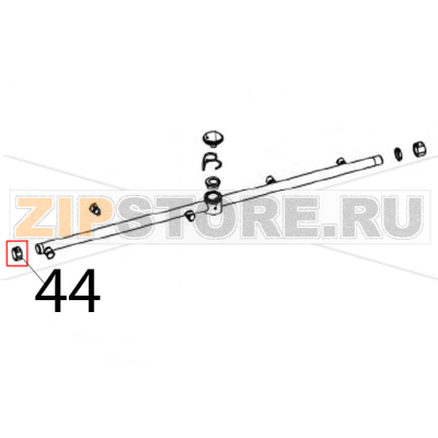 Tappo tubo risciacquo passo 12x1, AISI303 Vortmax DDM 660 Tappo tubo risciacquo passo 12x1, AISI303 Vortmax DDM 660Запчасть на деталировке под номером: 44