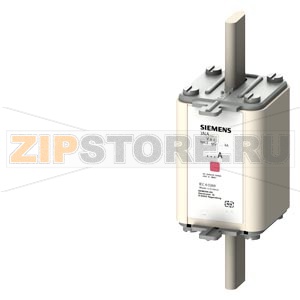 ПЛАВКАЯ ВСТАВКА НИЗКОВОЛЬТНАЯ GL/GG С НЕИЗОЛИРОВАННЫМИ ВЫСТУПАМИ ДЛЯ МОНТ./ДЕМОНТ. С ЦЕНТРАЛЬНЫМ ИНДИКАТОРОМ ТИПОРАЗМЕР 1, Iном.=250A, Uном.=500В Siemens 3NA7144 