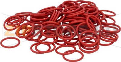 УПЛОТНЕНИЕ КРАСНОЕ СИЛИКОНОВОЕ ø 29.74ММ 100ШТ 