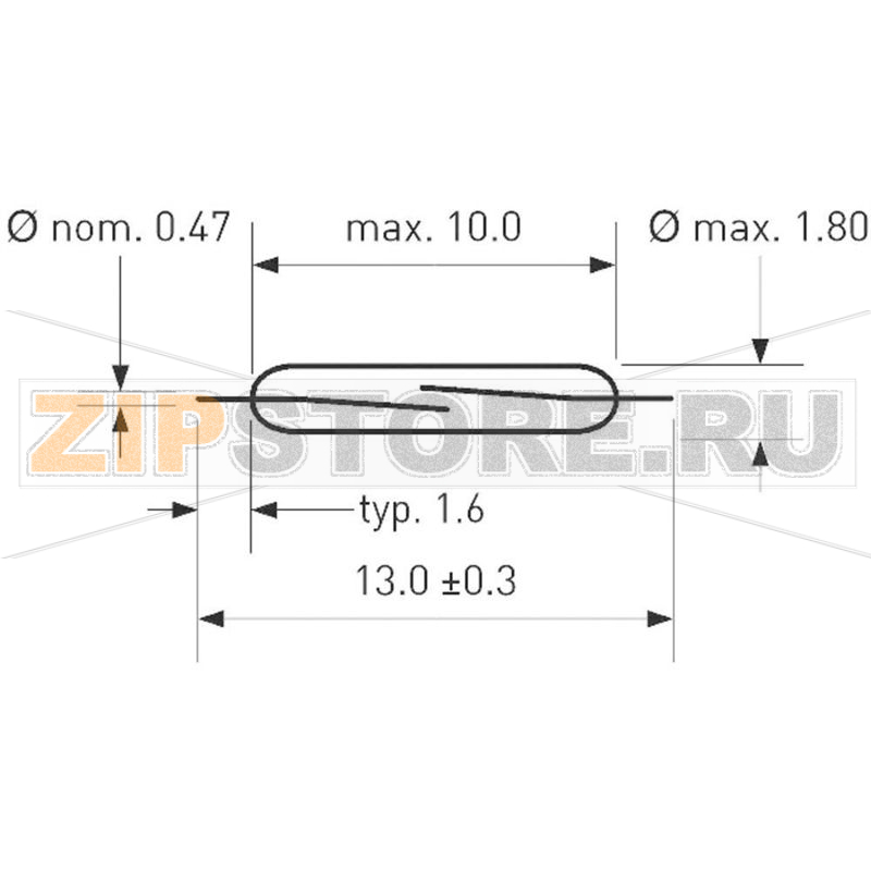 Геркон SMD 180 В/DC, 130 В/AC, 0.7 A, 10 Вт PIC PMC-1001S 