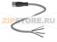 Кабель датчика-исполнительного устройства Female connector V1-G-2,5M-PUR Pepperl+Fuchs