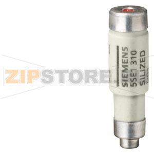 SILIZED ПЛАВКАЯ ВСТАВКА ДЛЯ ЗАЩИТЫ ПОЛУПРОВОДНИКОВ 400В ТИПОРАЗМЕР D01, 10A Siemens 5SE1310 