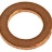 ПЛОСКИЙ УПЛОТНИТЕЛЬ Ø 10X6X1 ММ МЕДЬ - ПЛОСКИЙ УПЛОТНИТЕЛЬ Ø 10X6X1 ММ МЕДЬ
