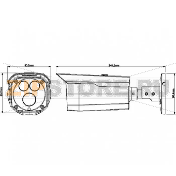Видеокамера Dahua DH-HAC-HFW1200DP-0120B 