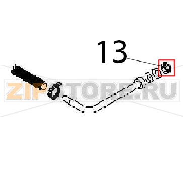 Locknut M16x1.5 Angelo Po FM611E1 Locknut M16x1.5 Angelo Po FM611E1Запчасть на деталировке под номером: 13