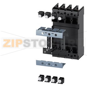 ВТЫЧНОЙ ЦОКОЛЬ ПОЛНЫЙ КОМПЛЕКТ ПРИНАДЛЕЖНОСТЬ ДЛЯ 4-ПОЛ. 3VA1 160 Siemens 3VA9114-0KP00 