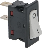 БЕЛЫЙ ОДНОПОЛЮСНЫЙ ВЫКЛЮЧАТЕЛЬ 16A 250В