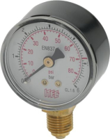 МАНОМЕТР CO2/N2 LP 0-6 БАР 1/4G