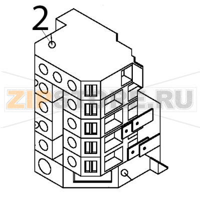Terminal Silanos E1000 Terminal Silanos E1000Запчасть на деталировке под номером: 2