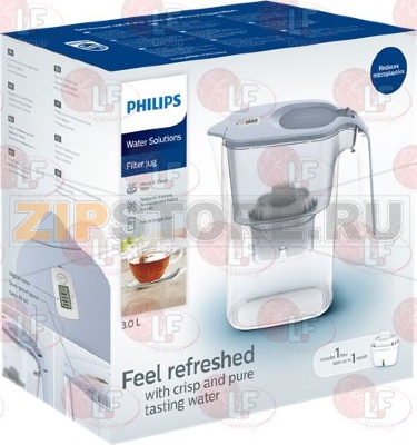 WATER FILTER PITCH. W/TIMER 3L PHILIPS 