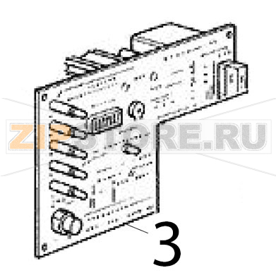 Assieme scheda elettronica 230/50-60 Scotsman BF 80 Assieme scheda elettronica 230/50-60 Scotsman BF 80Запчасть на деталировке под номером: 3