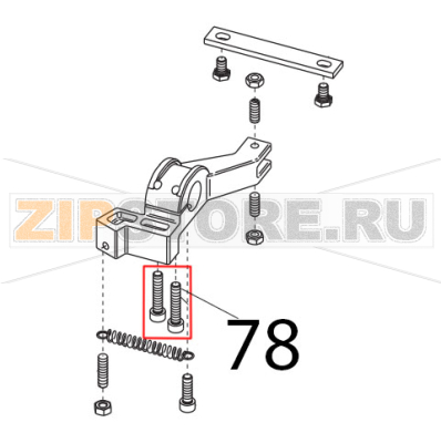 Vite TCEI DIN912, M6x30 Sirman Canova 300 Vite TCEI DIN912, M6x30 Sirman Canova 300Запчасть на деталировке под номером: 78