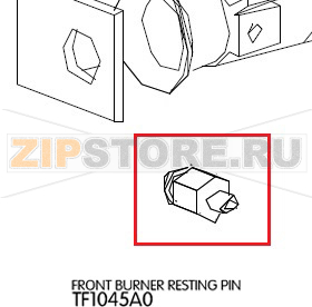 Front burner resting pin Unox XVC 715G Front burner resting pin Unox XVC 715GЗапчасть на деталировке под номером: 217Название запчасти на английском языке: Front burner resting pin Unox XVC 715G