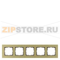 DELTA MIRO РАМКА 5-МЕСТН. ОКСИДНЫЙ ЖЕЛТЫЙ Siemens 5TG1125-3