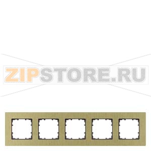 DELTA MIRO РАМКА 5-МЕСТН. ОКСИДНЫЙ ЖЕЛТЫЙ Siemens 5TG1125-3 