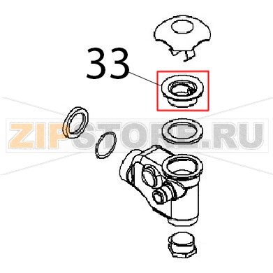 Piletta Angelo Po BX61E Piletta Angelo Po BX61EЗапчасть на деталировке под номером: 33