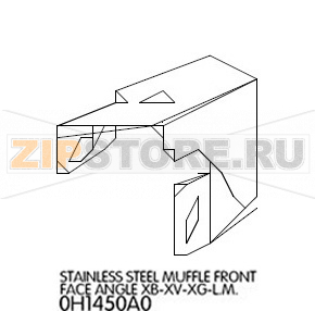 Stainless steel muffle front face angle XB-XV-XG-L.M. Unox XV 303G Stainless steel muffle front face angle XB-XV-XG-L.M. Unox XV 303GЗапчасть на деталировке под номером: 20Название запчасти на английском языке: Stainless steel muffle front face angle XB-XV-XG-L.M. Unox XV 303G