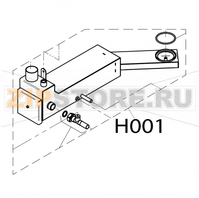 Condenser for table-top appliances P3 with fixing accessorie Convotherm OES 6.10 Condenser for table-top appliances P3 with fixing accessorie Convotherm OES 6.10Запчасть на деталировке под номером: H001