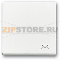 Клавиша выключателя c символом "Свет", альпийский белый ABB 2CKA001751A3190