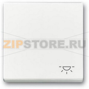 Клавиша выключателя c символом &quot;Свет&quot;, альпийский белый ABB 2CKA001751A3190 