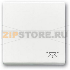 Клавиша выключателя c символом &quot;Свет&quot;, альпийский белый ABB 2CKA001751A3190 