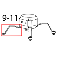 Кронштейн испарителя ДАО86-10-1.5М Polair DM110Sd-S