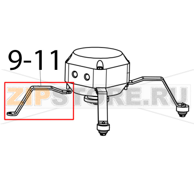 Кронштейн испарителя ДАО86-10-1.5М Polair DM110Sd-S Кронштейн испарителя ДАО86-10-1.5М Polair DM110Sd-SЗапчасть на деталировке под номером: 9-11