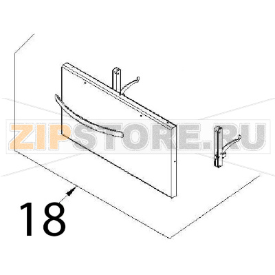 Gr. porta forno statico man. all Angelo Po 2G1PE2E Gr. porta forno statico man. all Angelo Po 2G1PE2EЗапчасть на деталировке под номером: 18