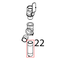 Pasta cooker drain pipe Tecnoinox CP4FE7