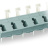 PCB terminal block; push-button; 2.5 mm; Pin spacing 10/10.16 mm; 24-pole; suitable for Ex-e applications; CAGE CLAMP®; commoning option; 2,50 mm; light gray Wago 256-624/000-009/999-950 - PCB terminal block; push-button; 2.5 mm; Pin spacing 10/10.16 mm; 24-pole; suitable for Ex-e applications; CAGE CLAMP®; commoning option; 2,50 mm; light gray Wago 256-624/000-009/999-950