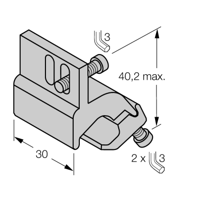 Кронштейн монтажный Turck KLI5 
