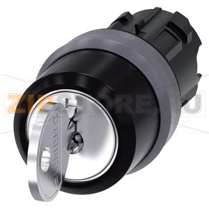 АКТУАТОР ПОВОРОТНОГО ПЕРЕКЛЮЧАТЕЛЯ С КЛЮЧОМ RONIS, 22MM, КРУГЛ., ПЛАСТИК С МЕТАЛЛИЧЕСКИМ ФРОНТАЛЬНЫМ КОЛЬЦОМ, НОМЕР ЗАМКА SB30, С 2 КЛЮЧАМИ, 3 КОММУТАЦИОННЫХ ПОЛОЖЕНИЯ: I&gt;O&lt;II, БЕЗ ФИКСАЦИИ, УГОЛ ПОВОРОТА РУКОЯТКИ 2X45 ГРАД.: 10:30Ч. /12Ч./13:30Ч., ПОЛОЖЕ 