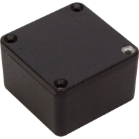 Корпус 50x50x31 мм, материал: алюминий, черный, 1 шт Hammond 1590MMBK